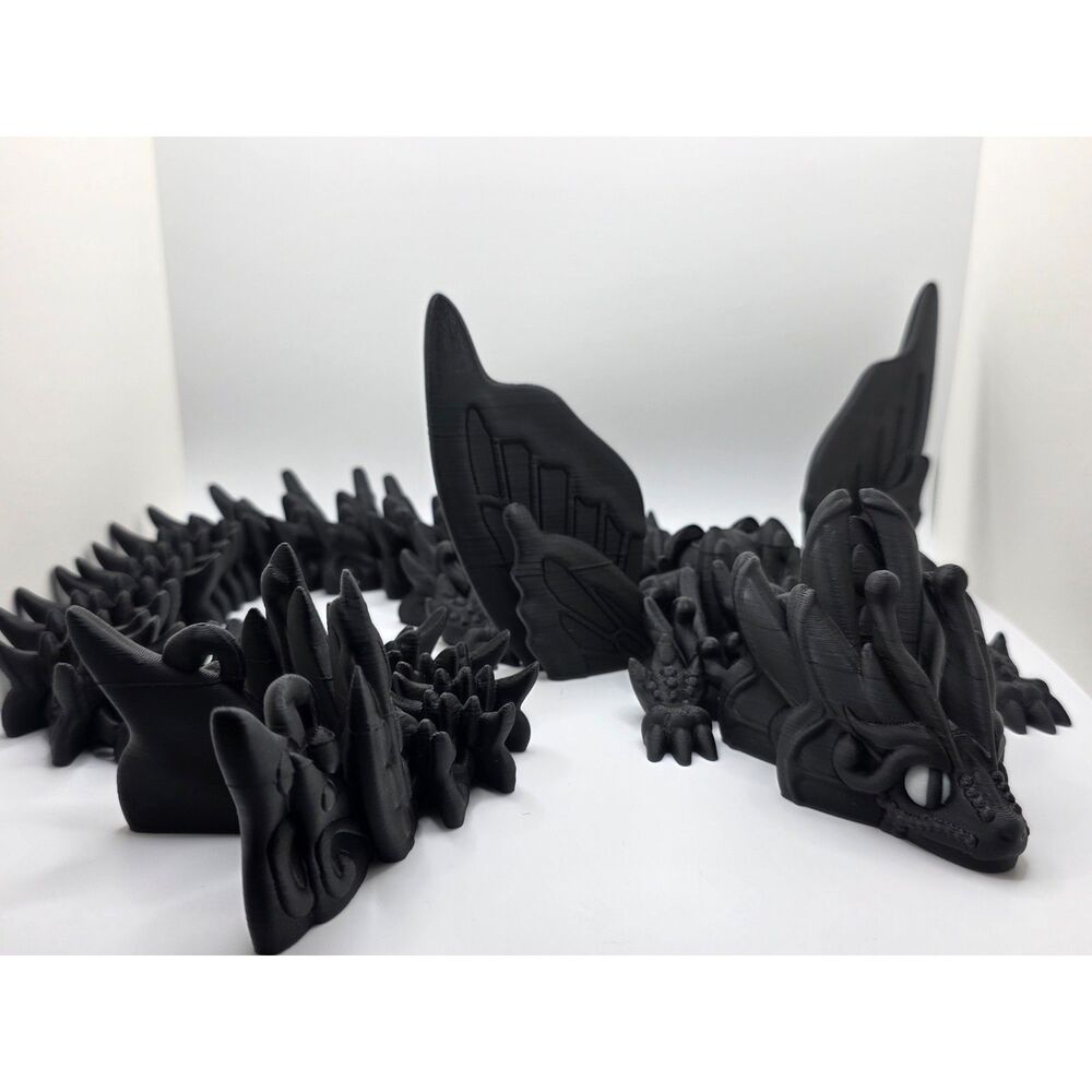 2ft Articulated Butterfly Dragon 3D Printed Figure